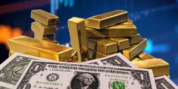 طلای جهانی باز هم از دلار عقب ماند