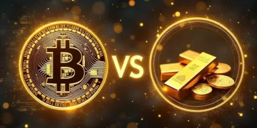 بازدهی طلا در ۲۰۲۵ بیشتر از بیت کوین بوده است! BTC به رقابت بر می‌گردد؟