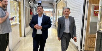 گزارش بازدید سرهنگ حاتمی از بازار مرکزی طلا و جواهر اهواز